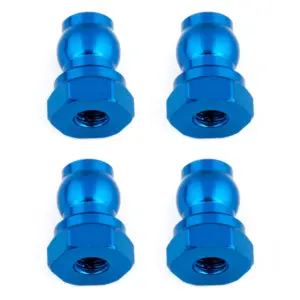 Team Associated Shock Bushings 10 Mm Blue Aluminum