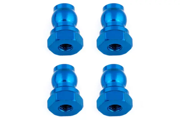 Team Associated Shock Bushings 10 Mm Blue Aluminium (7mm Offset)