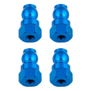 Team Associated Shock Bushings 12mm Blue Aluminum (4)
