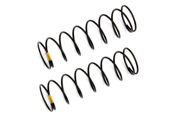 Team Associated Rear Shock Springs Yellow 2.30 Lb/in L61mm – view 2