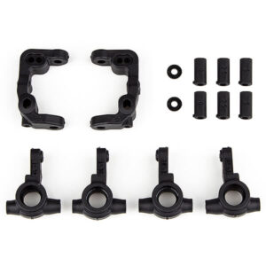 Team Associated rc10b6.4 -1mm Scrub Caster and Steering Blocks