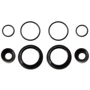 Associated 12mm Shock Collar & Seal Retainer Set - Black
