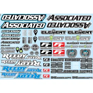 Team Associated 'Ae' Branding Decal Sheet