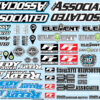 Team Associated 'Ae' Branding Decal Sheet - Image 2