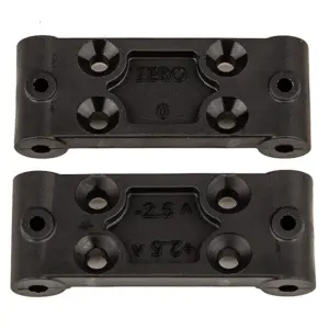 Team Associated rc10b6.4 Front Bulkhead Set, 0 Deg / 2.5 Deg