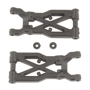 Team Associated b74/b74.1 Ft Rear Suspension Arms Carbon Fibre