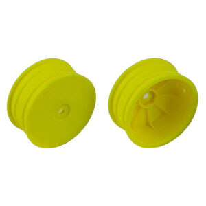 Team Associated 12mm Hex 2.2" 4wd Front Yellow Wheels B74 +1.5mm