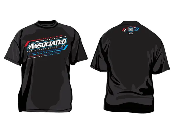 Team Associated Wc23 T-Shirt Black (L)
