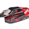 Corally Polycarbonate Body Asuga XLR Painted Red Cut 1 Pc - Image 2