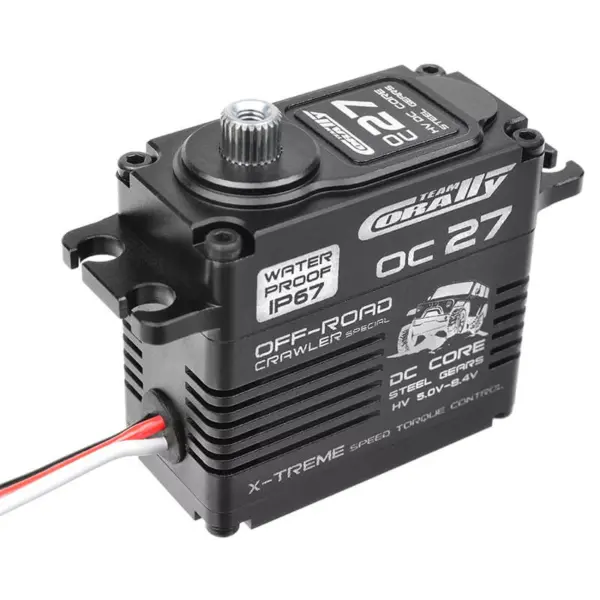 Corally Oc27 Hv Digital Servo 5-8.4V Ip67 Steel Gear Alloy C