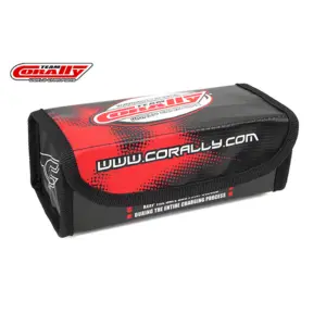Corally Lipo Safe Bag Sport for 2 PCS 2s Hard Case Battery Packs