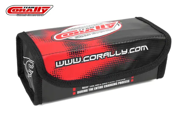Corally Lipo Safe Bag Sport for 2 PCS 2s Hard Case Battery Packs