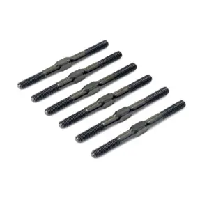Centro Rc10b7 Titanium Turnbuckle Set (6pc) - Black