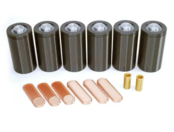 Centro Vintage Dummy 6 Cells Pack With Hardware (3d Printed)