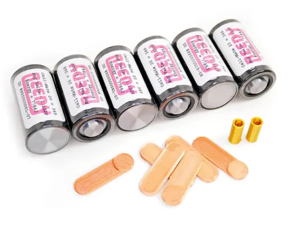 Centro Vintage Bk Reedy Dummy 6 Cell Pack With Hardware (3d)