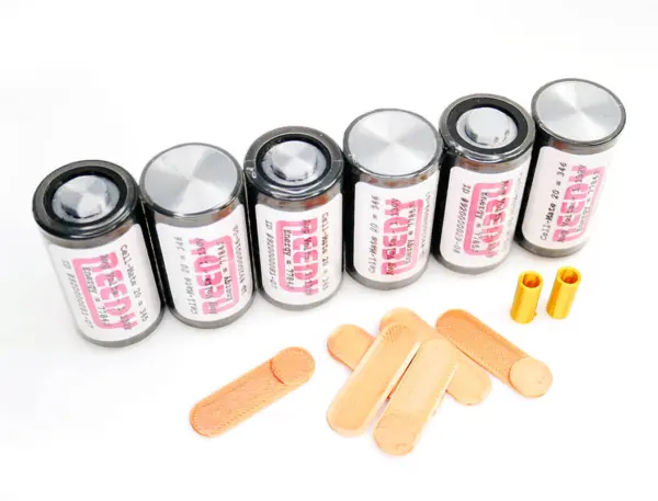 Centro Vintage Bk Reedy Dummy 6 Cell Pack With Hardware (3d)