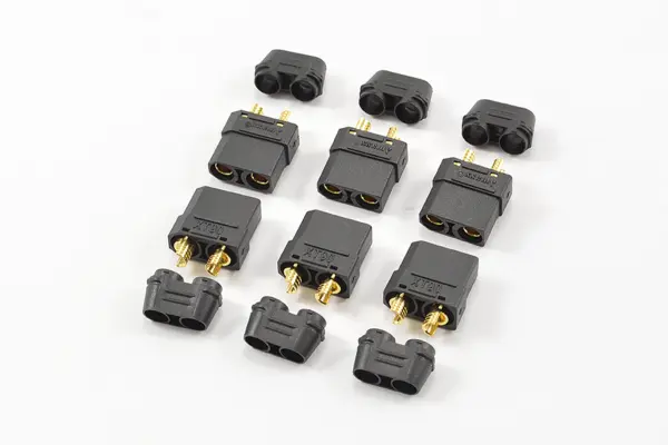 Centro Xt-90 Black Female Connectors (6pc)
