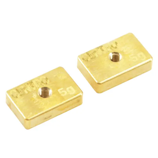 Centro Precision Brass 5g Balancing Weights (Pr)