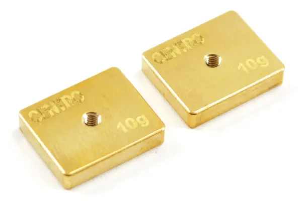 Centro Precision Brass 10g Balancing Weights (Pr)