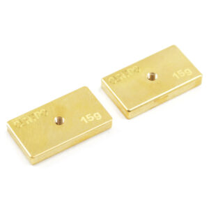 Centro Precision Brass 15g Balancing Weights (Pr)