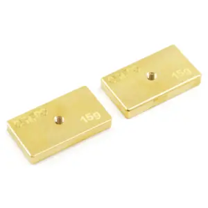 Centro Precision Brass 15g Balancing Weights (Pr)
