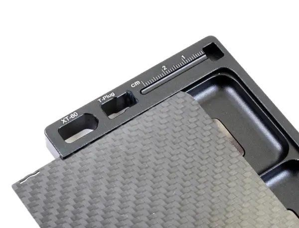 Centro Pro Aluminium Magnetic Screw Tray W/Carbon Cover