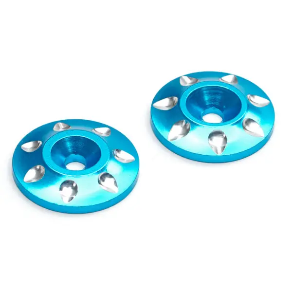 Centro 1/8th Wing Washers - Blue