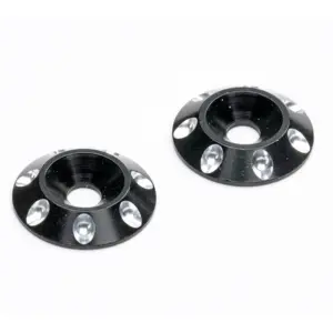 Centro 1/10th Wing Washers - Black