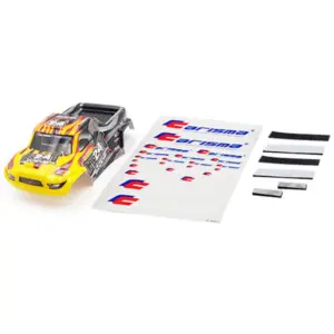 Carisma Gt24t Truck Body Paint Ed Body Set (Yellow/Black)