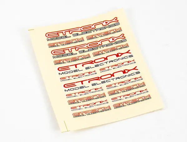 Etronix Mini Decal Sheet