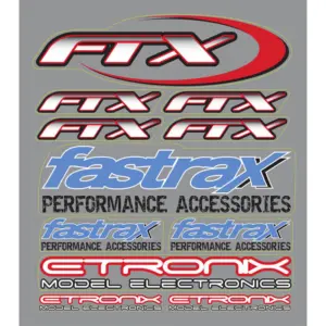 CML FTX/Fastrax/Etronix Mini Decal Sheet