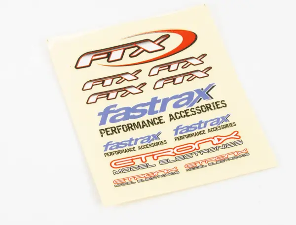 CML FTX/Fastrax/Etronix Mini Decal Sheet