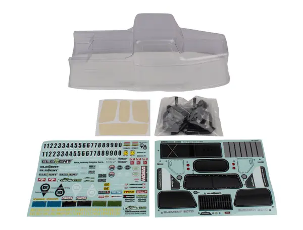 Element Rc Enduro 12 Ecto Body Set Clear