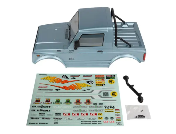 Element Rc Enduro Bushido+ Body Set Metallic Blue