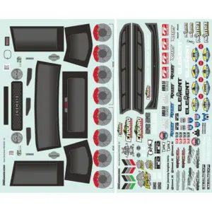Element Rc Enduro Se Utron Body Decal Sheet