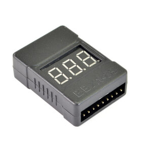 Etronix 1-8s Lipo Battery Cased Voltage Meter W/Alarm