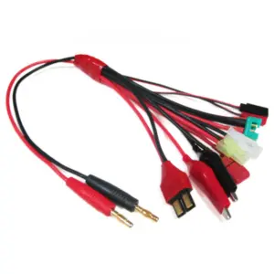 Etronix 4.0mm to Deans/Futaba/JST/Tamiya/Micro Tamiya/MPX/Clip/D