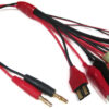 Etronix 4.0mm to Deans/Futaba/JST/Tamiya/Micro Tamiya/MPX/Clip/D - Image 2