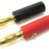 Etronix 4.0mm Gold Connector, Red & Black Banana Plugs - Image 2