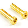 Etronix Low Profile 4.0mm Male Gold Connector (2) for Right Angle - Image 2