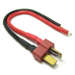 Etronix Male Deans Plug With 10cm 14awg Silicone Wire