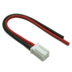 Etronix Male Micro Balance Connector With 10cm 20awg Silicone Wire