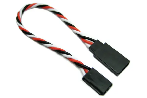 Etronix 7cm 22awg Futaba Twisted Extension Wire