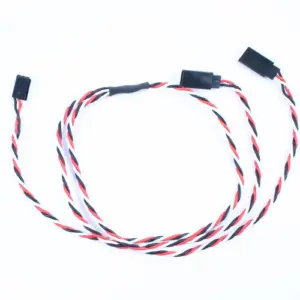 Etronix 60cm 22awg Futaba Twisted Y Extension Wire
