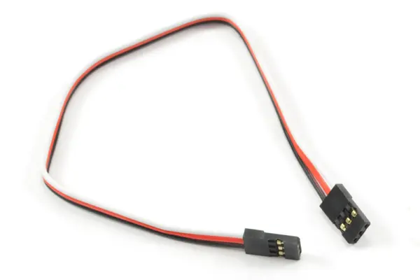 Etronix 30cm 22awg Extension Wire W/2 Jr Male Connector – view 2