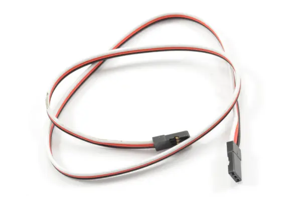 Etronix 40cm 22awg Extension Wire W/2 Jr Male Connector