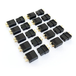 Etronix Xt-60 Connector (Male/Female) 10 PCK Black