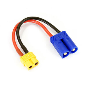 Etronix Female Xt-60 to Male Ec5 Plug Connector Adaptor