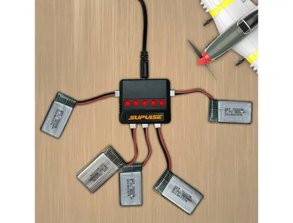 Volantex Supulse 5-in-1 Usb 1s 3.7v Micro 5-Port Lipo Charger