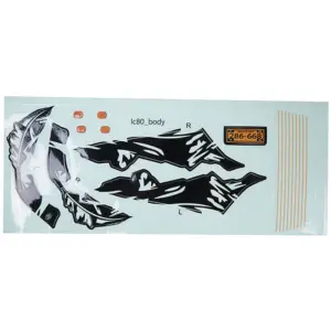 Eazy Rc Patriot Decal Sheet